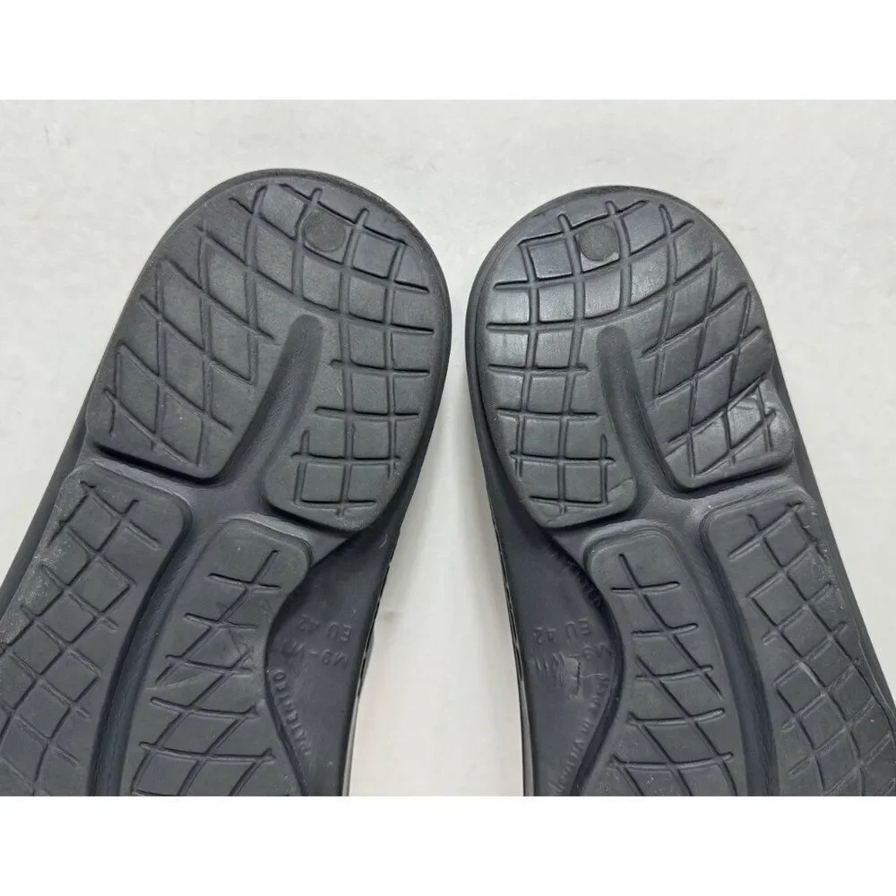 Oofos Ooahh Recovery‎ Men’s Size 9 Black Slide Comfort Sandal Shoes